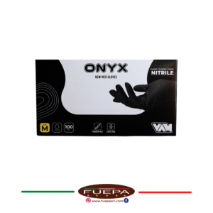 GUANTI IN NITRILE NERI CONF.100 PZ.