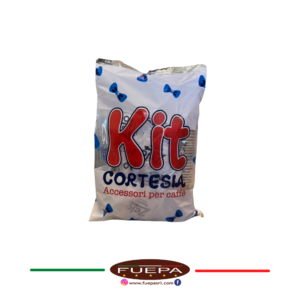 KIT ACCESSORI CAFFE' bicchieri + palette + bustine 150 pezzi